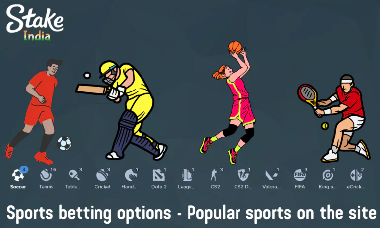 List of sports available for betting in Stake